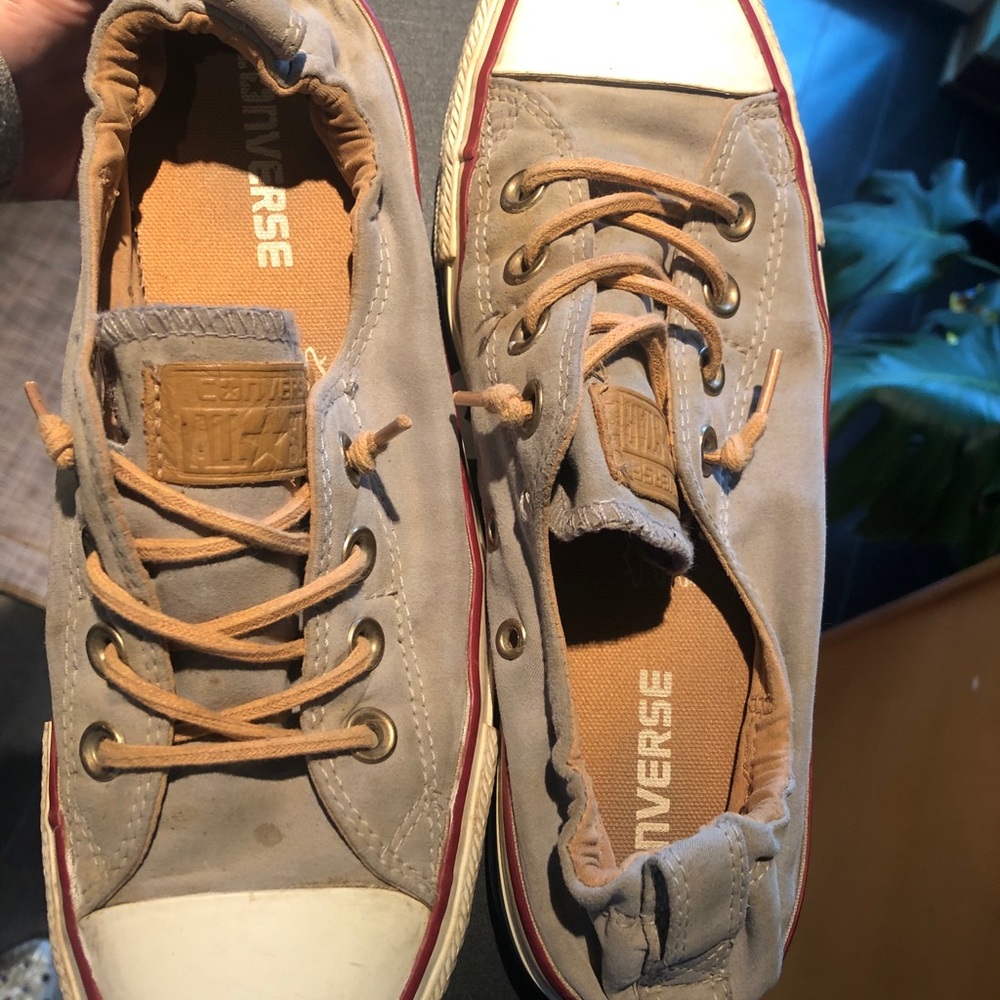 Slip on Grey converse